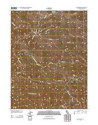 Orrs Springs California Historical topographic map, 1:24000 scale, 7.5 X 7.5 Minute, Year 2012