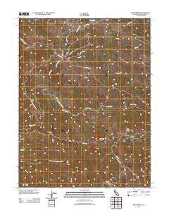 Orrs Springs California Historical topographic map, 1:24000 scale, 7.5 X 7.5 Minute, Year 2012