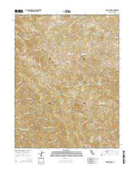 Orrs Springs California Current topographic map, 1:24000 scale, 7.5 X 7.5 Minute, Year 2015