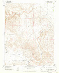 Ortigalita Peak NW California Historical topographic map, 1:24000 scale, 7.5 X 7.5 Minute, Year 1956
