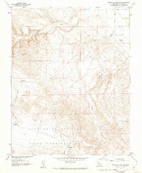 Ortigalita Peak NW California Historical topographic map, 1:24000 scale, 7.5 X 7.5 Minute, Year 1956