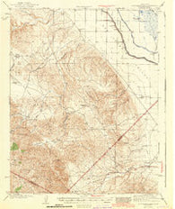 Ortigalita Peak California Historical topographic map, 1:62500 scale, 15 X 15 Minute, Year 1943