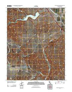 Ortigalita Peak NW California Historical topographic map, 1:24000 scale, 7.5 X 7.5 Minute, Year 2012
