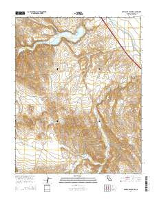 Ortigalita Peak NW California Current topographic map, 1:24000 scale, 7.5 X 7.5 Minute, Year 2015
