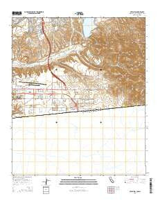 Otay Mesa California Current topographic map, 1:24000 scale, 7.5 X 7.5 Minute, Year 2015