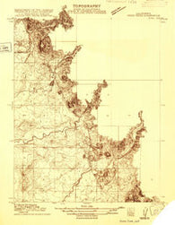Owens Creek California Historical topographic map, 1:31680 scale, 7.5 X 7.5 Minute, Year 1915