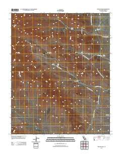 Owens Peak California Historical topographic map, 1:24000 scale, 7.5 X 7.5 Minute, Year 2012