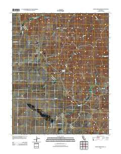 Owens Reservoir California Historical topographic map, 1:24000 scale, 7.5 X 7.5 Minute, Year 2012