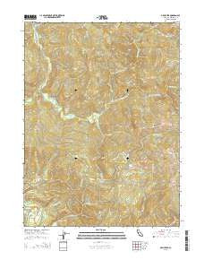 Owl Creek California Current topographic map, 1:24000 scale, 7.5 X 7.5 Minute, Year 2015