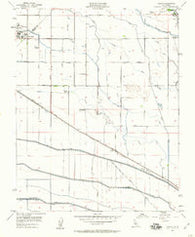 Oxalis California Historical topographic map, 1:24000 scale, 7.5 X 7.5 Minute, Year 1956