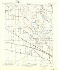 Oxalis California Historical topographic map, 1:31680 scale, 7.5 X 7.5 Minute, Year 1922