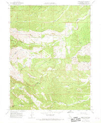 Oxbow Bridge California Historical topographic map, 1:24000 scale, 7.5 X 7.5 Minute, Year 1967