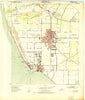 Oxnard California Historical topographic map, 1:24000 scale, 7.5 X 7.5 Minute, Year 1951