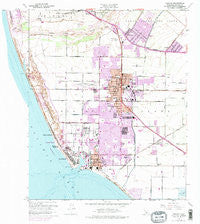 Oxnard California Historical topographic map, 1:24000 scale, 7.5 X 7.5 Minute, Year 1949