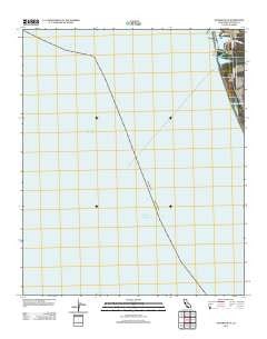 Oxnard OE W California Historical topographic map, 1:24000 scale, 7.5 X 7.5 Minute, Year 2012