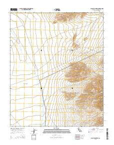 Pachalka Spring California Current topographic map, 1:24000 scale, 7.5 X 7.5 Minute, Year 2015