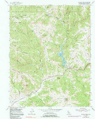 Pacheco Peak California Historical topographic map, 1:24000 scale, 7.5 X 7.5 Minute, Year 1955