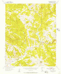 Pacheco Peak California Historical topographic map, 1:24000 scale, 7.5 X 7.5 Minute, Year 1955