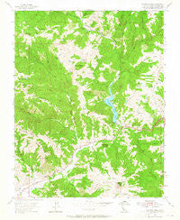 Pacheco Peak California Historical topographic map, 1:24000 scale, 7.5 X 7.5 Minute, Year 1955