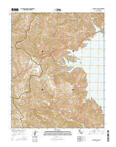 Pacheco Pass California Current topographic map, 1:24000 scale, 7.5 X 7.5 Minute, Year 2015