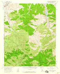 Pacifico Mountain California Historical topographic map, 1:24000 scale, 7.5 X 7.5 Minute, Year 1959
