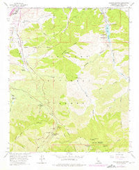 Pacifico Mountain California Historical topographic map, 1:24000 scale, 7.5 X 7.5 Minute, Year 1959