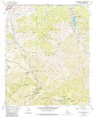 Pacifico Mountain California Historical topographic map, 1:24000 scale, 7.5 X 7.5 Minute, Year 1959