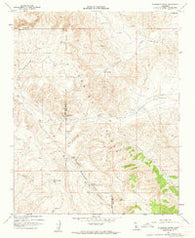 Packwood Creek California Historical topographic map, 1:24000 scale, 7.5 X 7.5 Minute, Year 1961
