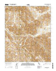 Packwood Creek California Current topographic map, 1:24000 scale, 7.5 X 7.5 Minute, Year 2015