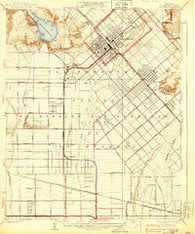 Pacoima California Historical topographic map, 1:24000 scale, 7.5 X 7.5 Minute, Year 1927