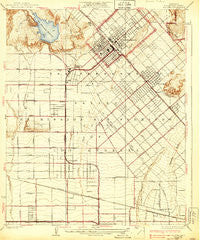 Pacoima California Historical topographic map, 1:24000 scale, 7.5 X 7.5 Minute, Year 1927