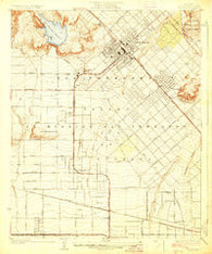 Pacoima California Historical topographic map, 1:24000 scale, 7.5 X 7.5 Minute, Year 1927