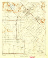 Pacoima California Historical topographic map, 1:24000 scale, 7.5 X 7.5 Minute, Year 1927