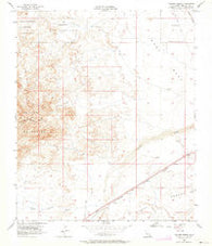 Painted Gorge California Historical topographic map, 1:24000 scale, 7.5 X 7.5 Minute, Year 1957