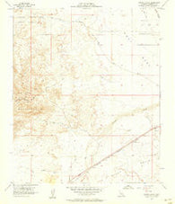 Painted Gorge California Historical topographic map, 1:24000 scale, 7.5 X 7.5 Minute, Year 1957