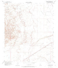 Painted Gorge California Historical topographic map, 1:24000 scale, 7.5 X 7.5 Minute, Year 1957