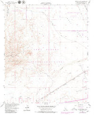 Painted Gorge California Historical topographic map, 1:24000 scale, 7.5 X 7.5 Minute, Year 1957