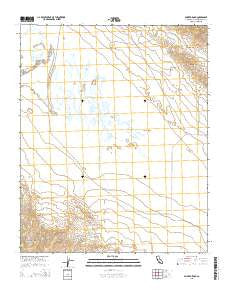 Painted Rock California Current topographic map, 1:24000 scale, 7.5 X 7.5 Minute, Year 2015