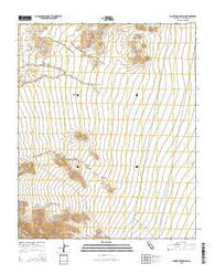 Painted Rock Wash California Current topographic map, 1:24000 scale, 7.5 X 7.5 Minute, Year 2015