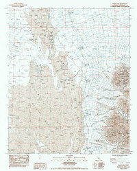 Palen Lake California Historical topographic map, 1:24000 scale, 7.5 X 7.5 Minute, Year 1983