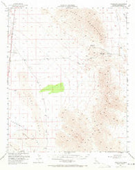 Palen Mountains California Historical topographic map, 1:62500 scale, 15 X 15 Minute, Year 1952