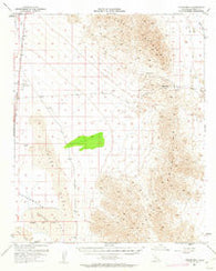Palen Mountains California Historical topographic map, 1:62500 scale, 15 X 15 Minute, Year 1952