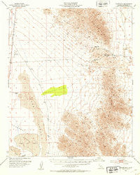 Palen Mountains California Historical topographic map, 1:62500 scale, 15 X 15 Minute, Year 1952