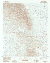 Palen Pass California Historical topographic map, 1:24000 scale, 7.5 X 7.5 Minute, Year 1983