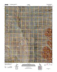 Palen Lake California Historical topographic map, 1:24000 scale, 7.5 X 7.5 Minute, Year 2012
