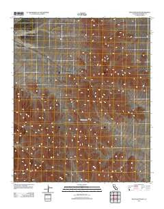 Palen Mountains California Historical topographic map, 1:24000 scale, 7.5 X 7.5 Minute, Year 2012