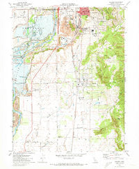 Palermo California Historical topographic map, 1:24000 scale, 7.5 X 7.5 Minute, Year 1970