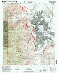 Palm Springs California Historical topographic map, 1:24000 scale, 7.5 X 7.5 Minute, Year 1996