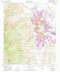Palm Springs California Historical topographic map, 1:24000 scale, 7.5 X 7.5 Minute, Year 1957
