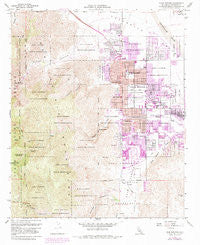 Palm Springs California Historical topographic map, 1:24000 scale, 7.5 X 7.5 Minute, Year 1957